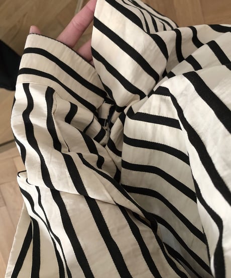 loose-fit striped shirt / 2color　hm1685
