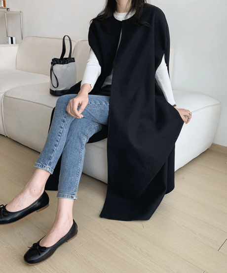 elegant cape coat / 3color　hm2591