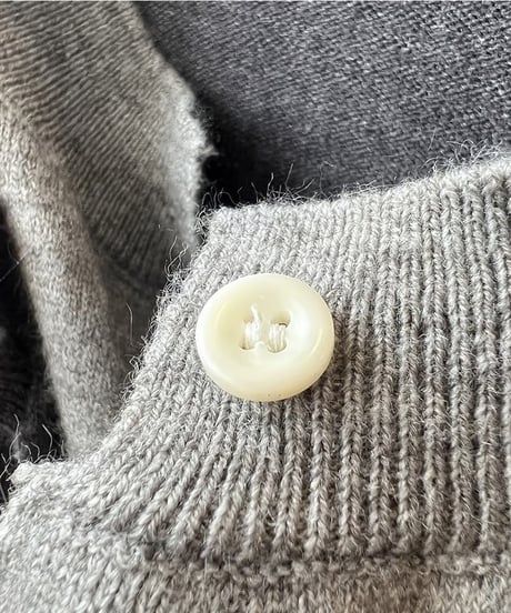 layered knit cardigan / 3color　hm1710