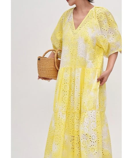 embroidered summer dress　hm2447