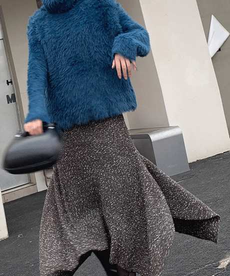 shaggy knit pullover / 3color　hm1893