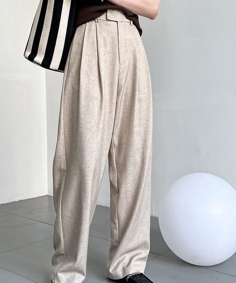 relaxed wide pants / 3color　hm2069