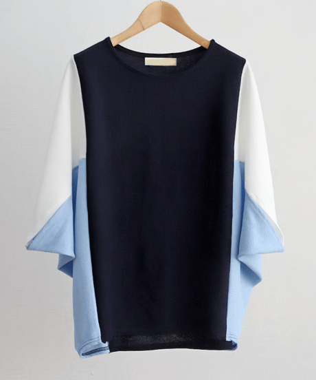 color block top / 7color　hm2971