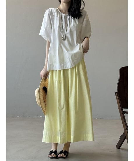 airy gather skirt / 2color　hm2297