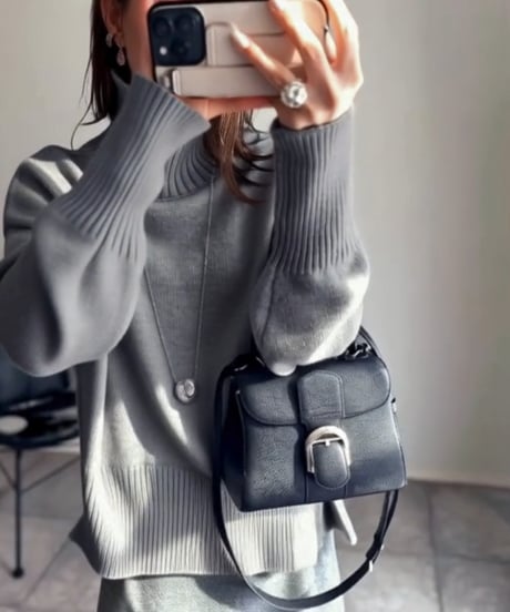 soft turtleneck knit　hm2582