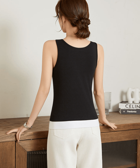 layered sleeveless top / 2color　hm2264