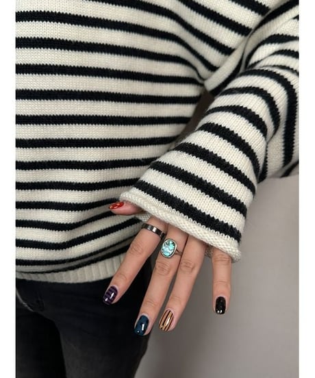 border knit and snood / 2color　hm1894
