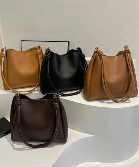 knot handle bucket bag / 4color　hm2835