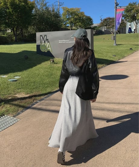 slit long skirt / top　hm2819