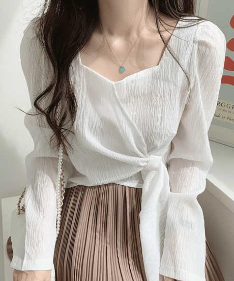 wrap tie top / 3color　hm2895