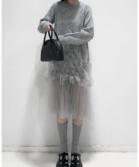 docking knit dress / 2color　hm1905