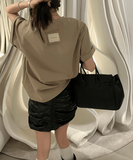 《即納》back tag t-shirt / 4color　hm1522