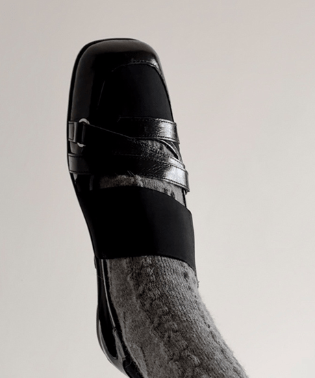 square mary shoes / 3color　hm2734
