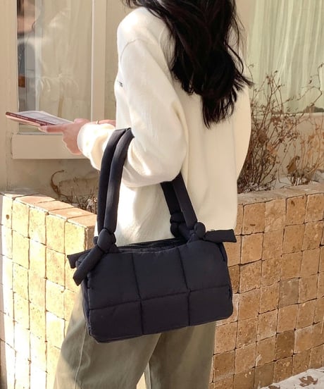 patted shoulder bag / 4color　hm2034