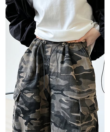 camouflage cargo pants　hm2077