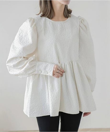 a-line tunic blouse / 4color　hm2588