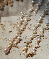gold accent necklace　hm2123