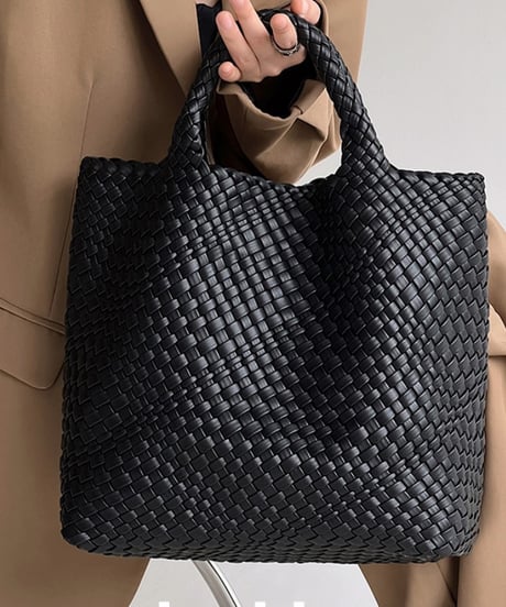 braided big tote bag / 9color　hm1926