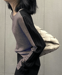 pullover loose top / 2color　hm1008