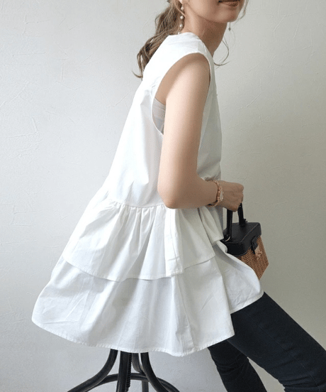 peplum flare top / 11type　hm2973