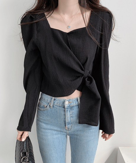 wrap tie top / 3color　hm2895