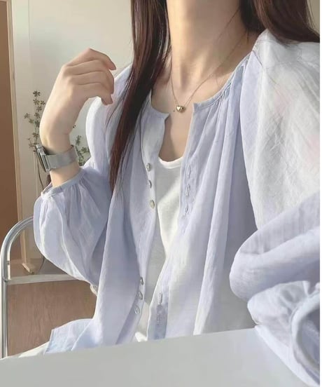 sheer light cardigan / 4color　hm2922