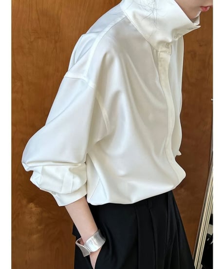 stand neck shirt / 3color　hm2015