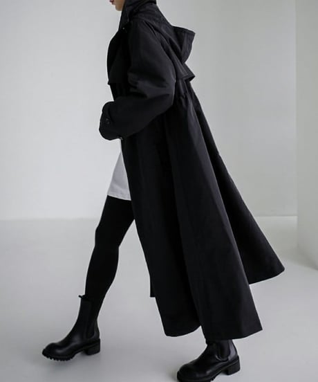 oversized a-line coat　hm1837