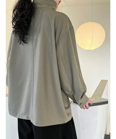stand neck shirt / 3color　hm2015