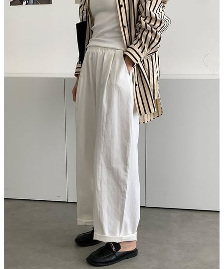 relax fit cotton pants　hm2372