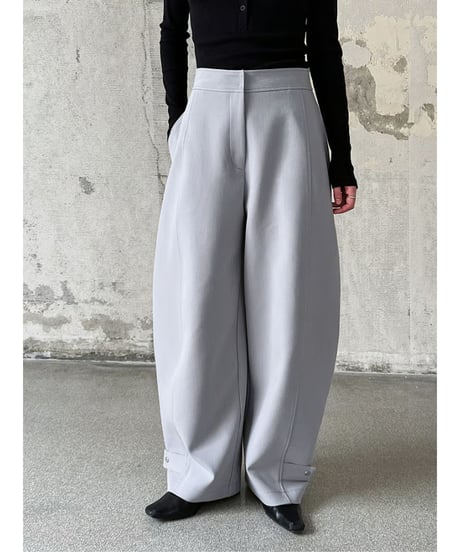 structured wide pants / 2color　hm2078