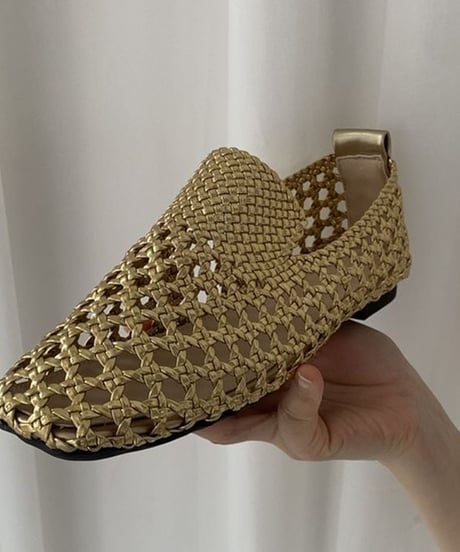 woven slide mules / 3color　hm2367