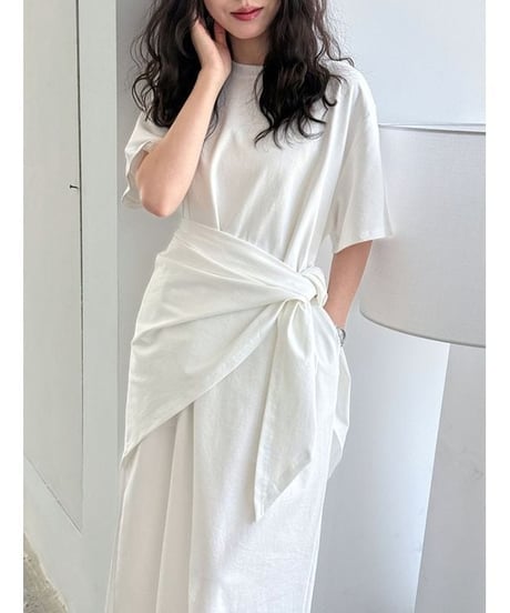 one-piece & scalf set / 2color　hm2263
