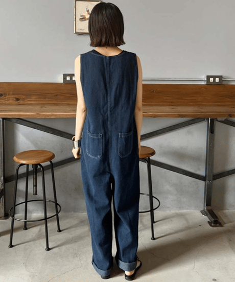denim jumpsuit　hm1367