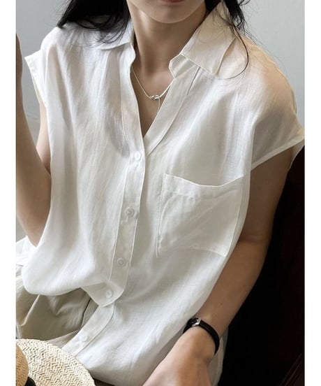 linen casual shirt / 2color　hm2288
