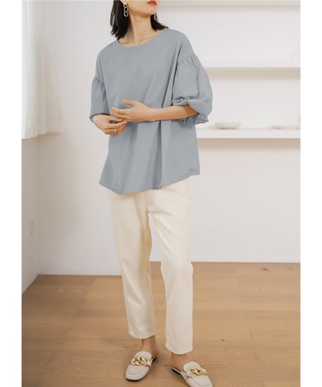 volume sleeve top / 7color　hm2952