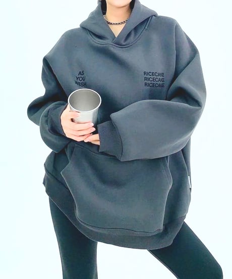 logo sweat hoodie / 2color　hm1985