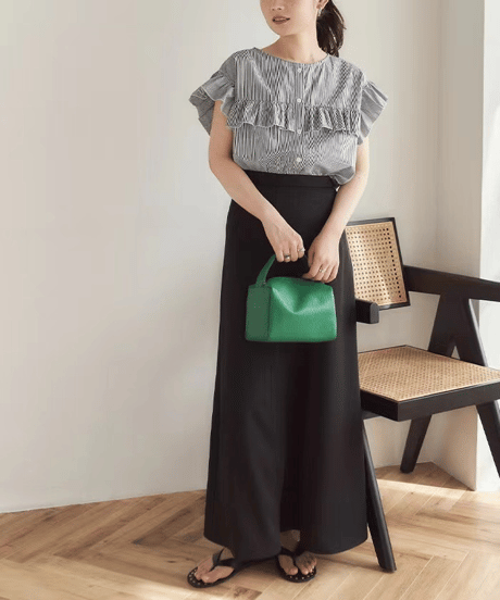 ruffle sleeve blouse / 6color　hm2977