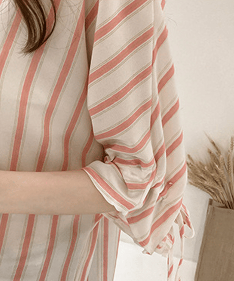 striped dolman shirt / 3color　hm2857