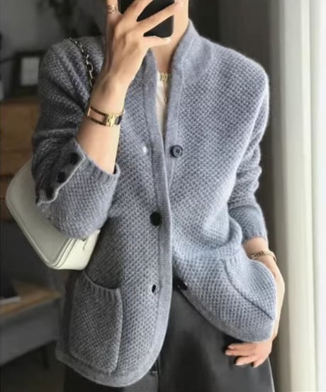 sleeve button cardigan / 3color　hm1924