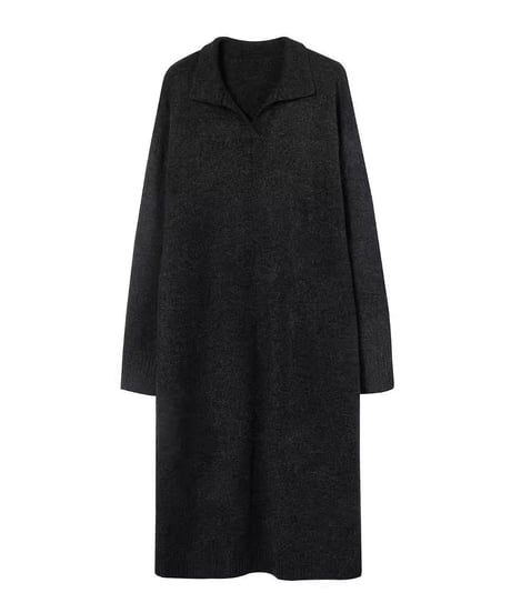 soft knitted dress / 2color　hm2542