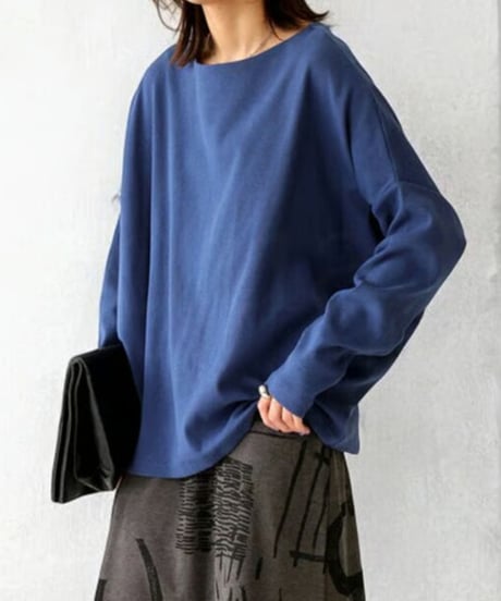 boat neck pullover / 5color　hm2638