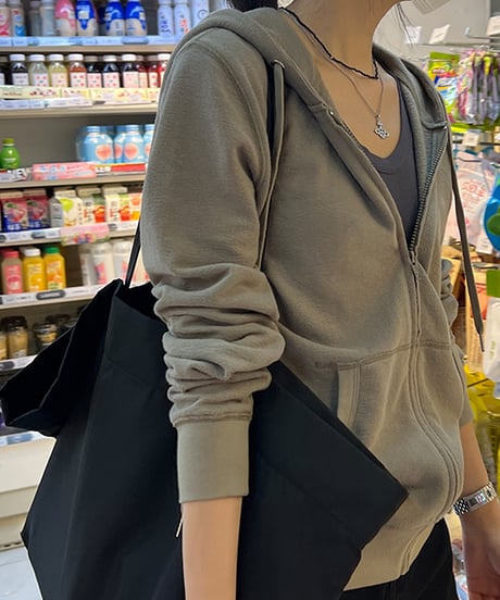 cotton simple hoodie / 2color　hm1313