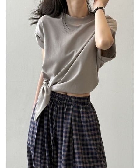 tie-drape tee / 3color　hm2222