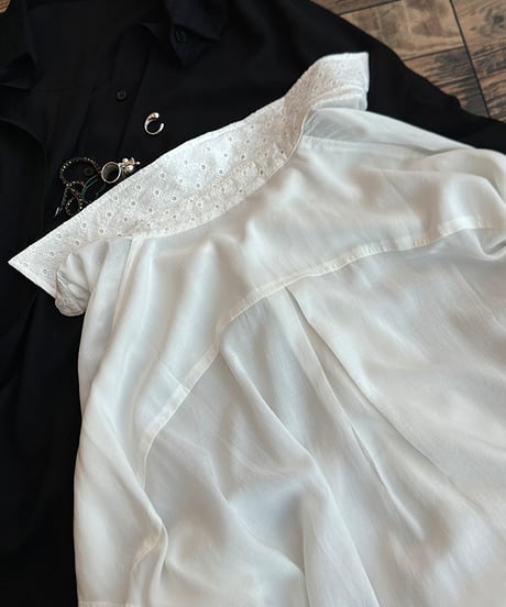 fluid drape shirt / 2color　hm2204
