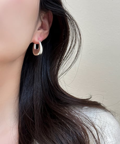 u-shaped glossy pierce / 2color　hm1220