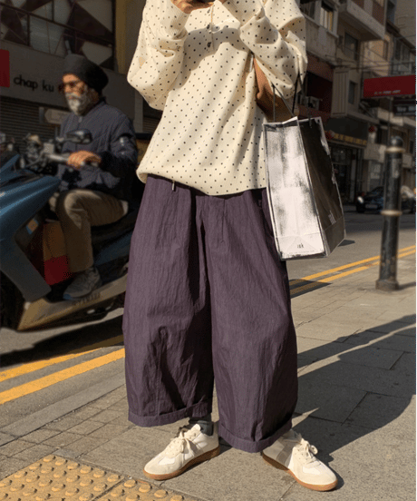 wide-leg harem pants / 2color　hm1242