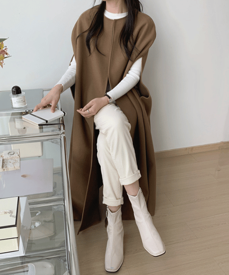 elegant cape coat / 3color　hm2591