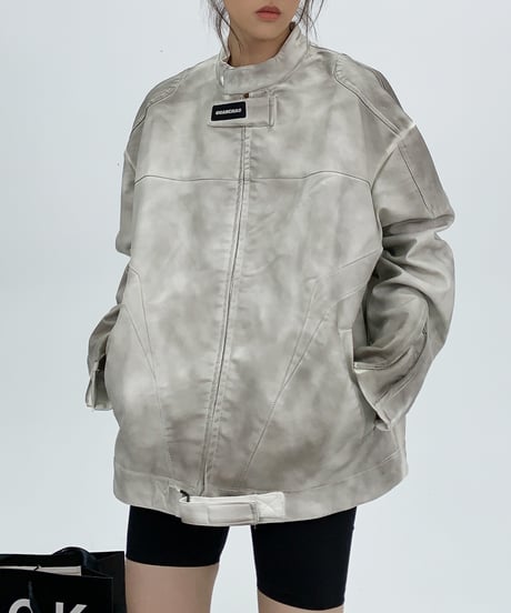 dirty leather riders jacket　hm1940