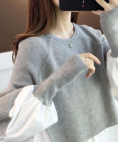 docking shirt tops / 3color　hm1799